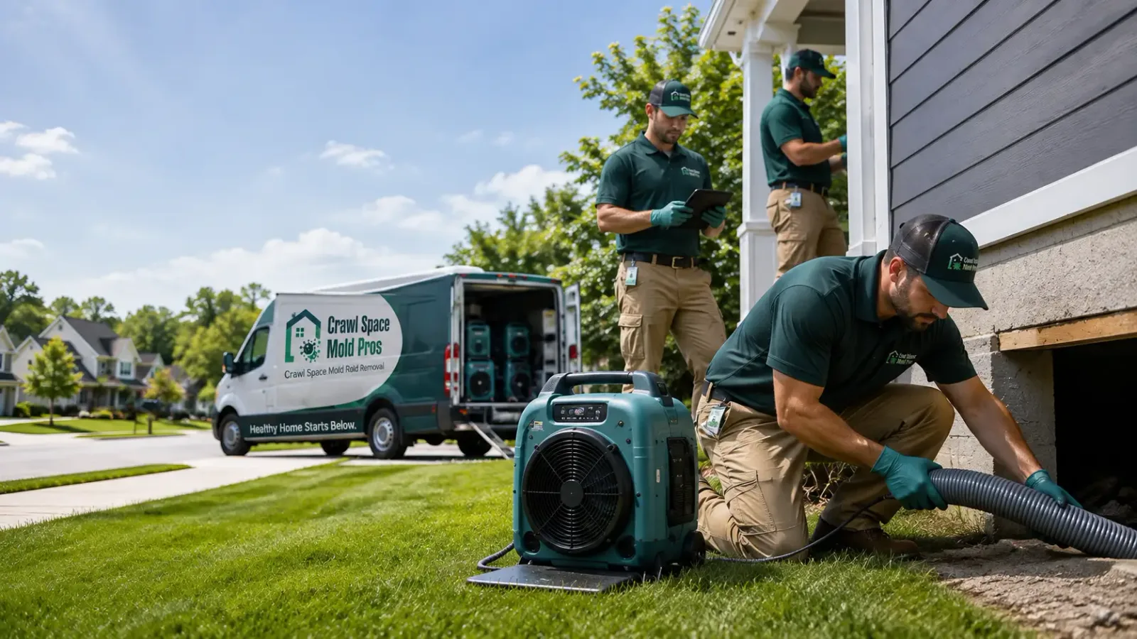 Crawl Space Mold Removal in Saint Benedict, OR